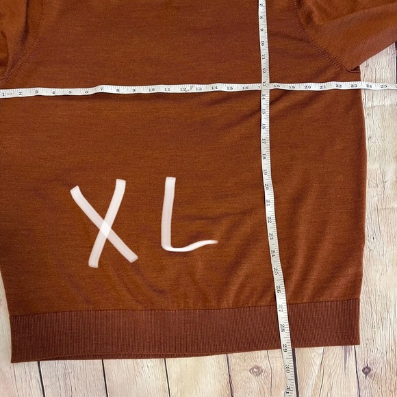 NWT Daniel Cremieux Men Signature V-Neck 100% Merino wool sweater Moss green XL - Picture 9 of 9